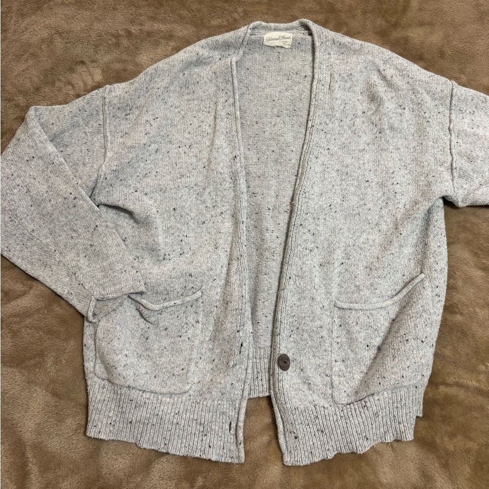 Universal Thread Gray Knit Cardigan